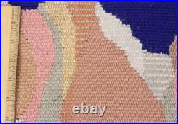 Anita Wolfenden Rare Abstract Woven Tapestry Mid Century Modern Wall Hanging
