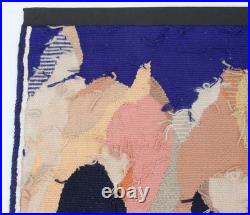 Anita Wolfenden Rare Abstract Woven Tapestry Mid Century Modern Wall Hanging