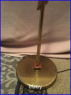 Antique Mid Century Modern Majestic Z Floor Lamp 1950s Atomic Abstract RARE