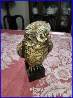 Austin Productions 1964 Rare Large OWL 13 MCM Plaster/Chalkware Sculpture