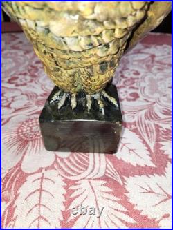 Austin Productions 1964 Rare Large OWL 13 MCM Plaster/Chalkware Sculpture