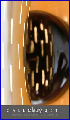 Authentic! Vtg Orig. 1950's MCM Wall Sconce! Rare Deco Design Atomic MID Century