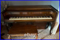Beautiful MCM Estate Rare Mid-Century Modern Baldwin Acrosonic Piano in Walnut