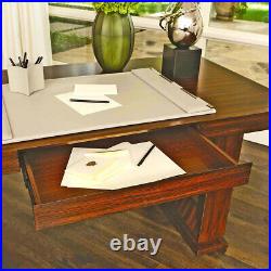 Best New Custom Rare Zebra Wood CEO Writing Desk Table Mid Century Modern Deco