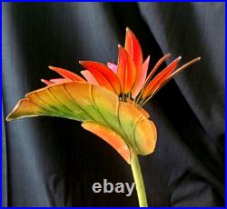 Bird Of Paradise Mid-century Modern, Tall 27-1/2, Handmade Tabletop Lamp Rare