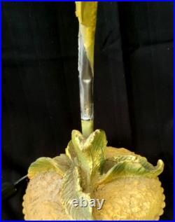 Bird Of Paradise Mid-century Modern, Tall 27-1/2, Handmade Tabletop Lamp Rare