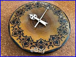 Bitossi Raymor Meridian Clock George Nelson Howard Miller Mid Century Rare Glaze