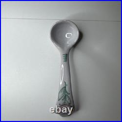 Bjørn Wiinblad Denmark Bird Punch Bowl with Spoon S3 No. 86 Hand Painted RARE