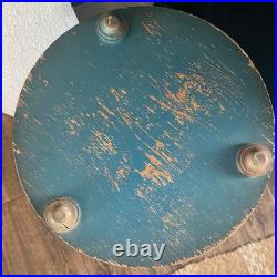 Blenko Hourglass 24 Rare Blue Glass Mid Century Modern Collector Statement