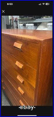 Borge Mogensen 7 Drawer Teak Dresser Chest of Drawers RARE Model