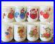 COMPLETE_VINTAGE_STRAWBERRY_SHORTCAKE_FIRE_KING_Milk_Glass_Mugs_8_Types_Rare_01_sy