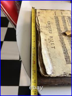 Carmen By Georges Bizet 3D sculpture fiberglass RARE VINTAGE music wall art