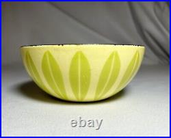 Cathrineholm Norway 5.5 LIME LEMON Lotus Enamelware Bowl MidCentury Modern Rare