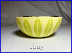 Cathrineholm Norway 5.5 LIME LEMON Lotus Enamelware Bowl MidCentury Modern Rare