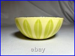 Cathrineholm Norway 5.5 LIME LEMON Lotus Enamelware Bowl MidCentury Modern Rare