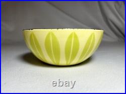 Cathrineholm Norway 5.5 LIME LEMON Lotus Enamelware Bowl MidCentury Modern Rare