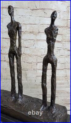 Cometti Style Mid Century Modern Brutalist Trio Set Detailed Statue Rare Artwork