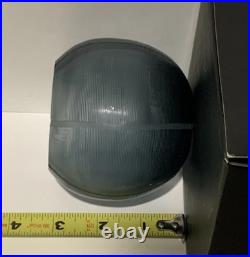DONNA KARAN Lenox QUAXS glacier etched art glass Modern Candle Holder Vase RARE