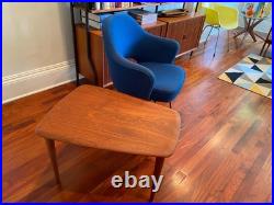 Danish MCM Teak Side Table RARE PAIR Hvidt? And? Orla? Mølgaard-Nielsen for France