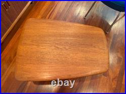 Danish MCM Teak Side Table RARE PAIR Hvidt? And? Orla? Mølgaard-Nielsen for France