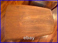 Danish MCM Teak Side Table RARE PAIR Hvidt? And? Orla? Mølgaard-Nielsen for France