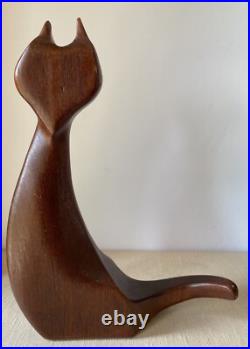 Danish Modern Teak Cat P. Broste Denmark J Bentsen 1960s Mid Century Modern RARE