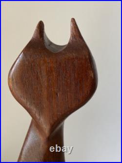 Danish Modern Teak Cat P. Broste Denmark J Bentsen 1960s Mid Century Modern RARE