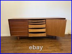 Danish Modern Teak Low Dresser by Svend Madsen for Falster MCM Rare Piece