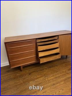 Danish Modern Teak Low Dresser by Svend Madsen for Falster MCM Rare Piece