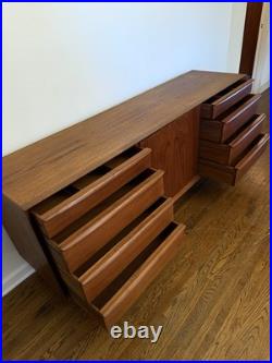 Danish Modern Teak Low Dresser by Svend Madsen for Falster MCM Rare Piece