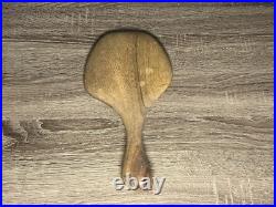 Dean Santner Wood Hand Mirror Vintage Mid Century Modern Rare MCM HTF Luxury