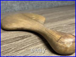 Dean Santner Wood Hand Mirror Vintage Mid Century Modern Rare MCM HTF Luxury