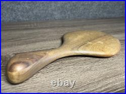 Dean Santner Wood Hand Mirror Vintage Mid Century Modern Rare MCM HTF Luxury