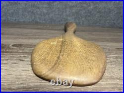 Dean Santner Wood Hand Mirror Vintage Mid Century Modern Rare MCM HTF Luxury