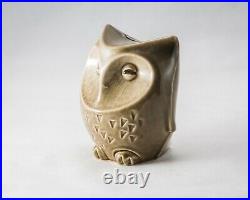 Ditmar Urbach ceramic Owl bank Czech Vintage 1950's Rare / Midcentury Modern