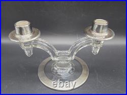 Dorothy Thorpe Double Light Candle Holders Rare MCM