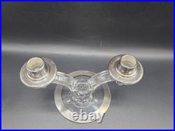 Dorothy Thorpe Double Light Candle Holders Rare MCM
