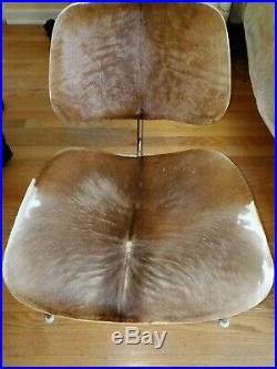 Eames Herman Miller LCM Lounge Chair rare horsehair Mid Century Modern design