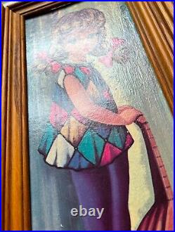 Eden Soroka Big Eyes Moppet Harlequin Art Print Mid Century Modern 4pc Rare Htf