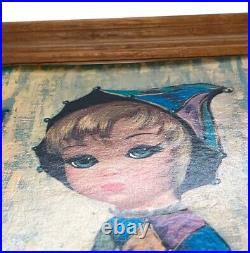 Eden Soroka Big Eyes Moppet Harlequin Art Print Mid Century Modern 4pc Rare Htf