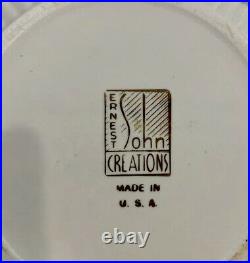 Ernest Sohn Creations Platter Covered Bowl Chip N Dip Mid Century Modern Rare