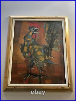 Ernesto Deira Abstract Painting Mid Century Modern Expressionism Argentina Rare