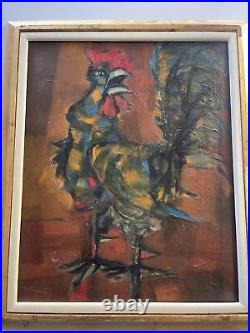 Ernesto Deira Abstract Painting Mid Century Modern Expressionism Argentina Rare