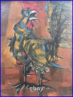 Ernesto Deira Abstract Painting Mid Century Modern Expressionism Argentina Rare