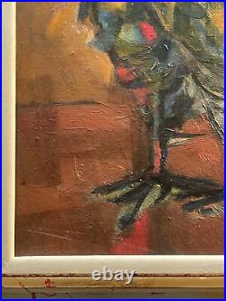 Ernesto Deira Abstract Painting Mid Century Modern Expressionism Argentina Rare