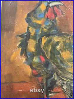 Ernesto Deira Abstract Painting Mid Century Modern Expressionism Argentina Rare