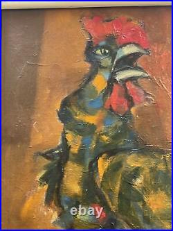 Ernesto Deira Abstract Painting Mid Century Modern Expressionism Argentina Rare