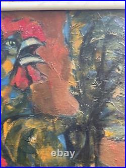 Ernesto Deira Abstract Painting Mid Century Modern Expressionism Argentina Rare