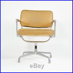 Exceptional Rare 1968 Eames Herman Miller Intermediate Aluminum Chair Leather