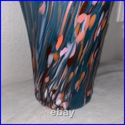 Extremely Rare MCM Mid Century Modern Murano Hand Blown Glass Vase SEE DESCRIP